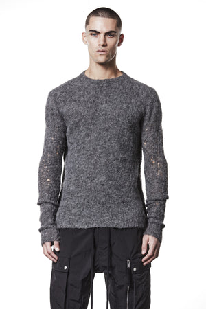 M K 122 DARK GREY MELANGE