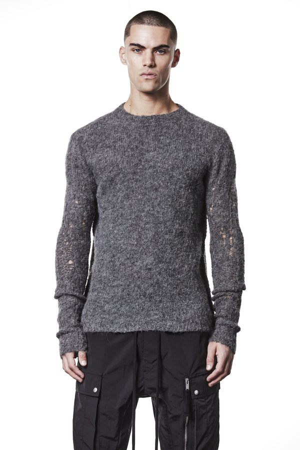 M K 122 DARK GREY MELANGE