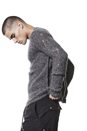 M K 122 DARK GREY MELANGE