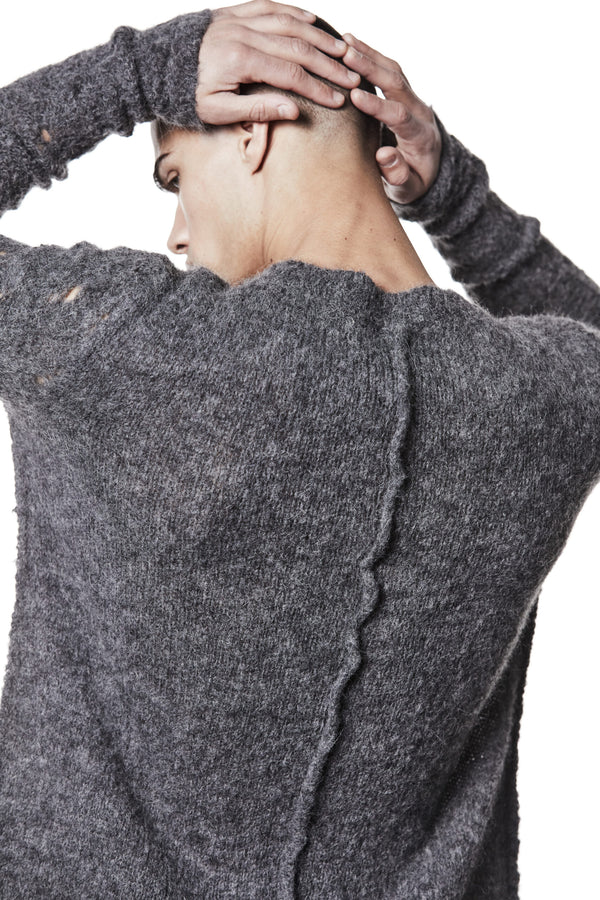 M K 122 DARK GREY MELANGE