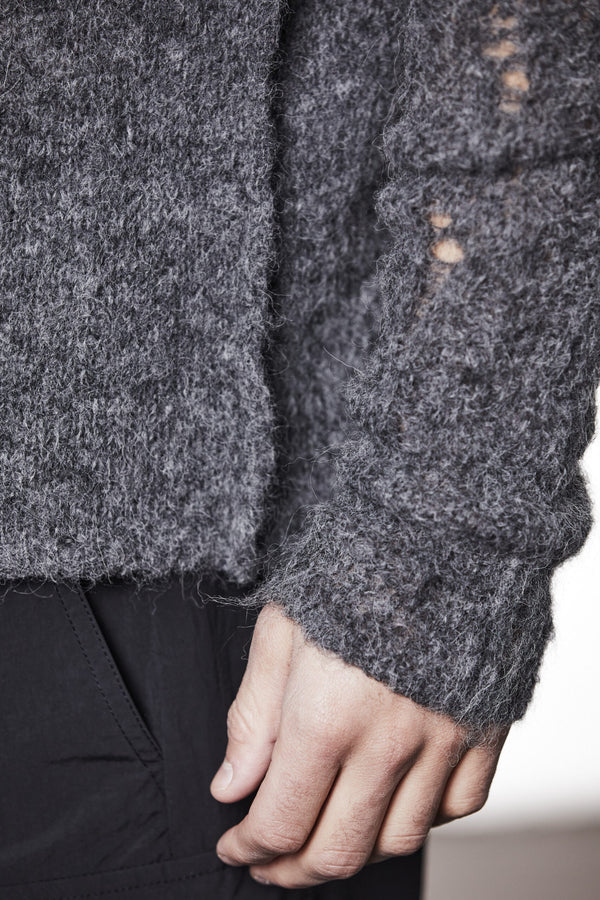 M K 122 DARK GREY MELANGE