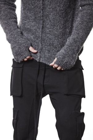 M K 126 DARK GREY MELANGE