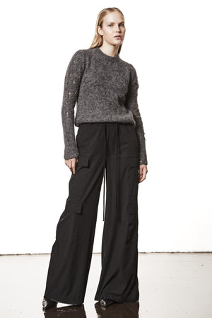 W K 147 DARK GREY MELANGE