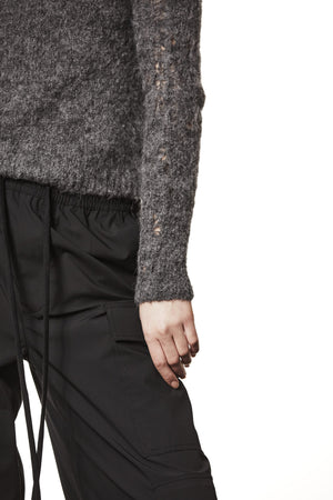 W K 147 DARK GREY MELANGE