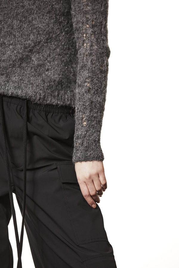 W K 147 DARK GREY MELANGE