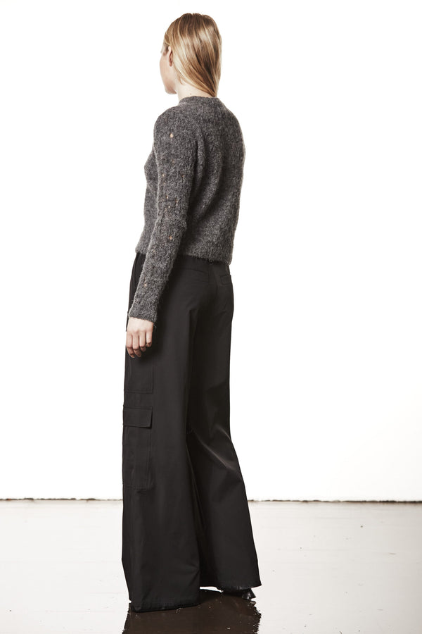 W K 147 DARK GREY MELANGE