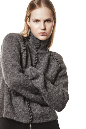 W K 154 DARK GREY MELANGE