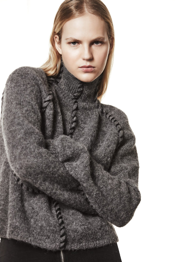 W K 154 DARK GREY MELANGE