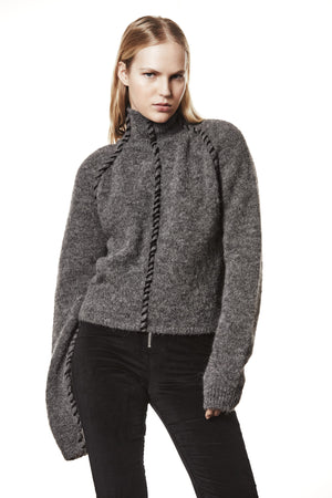 W K 154 DARK GREY MELANGE