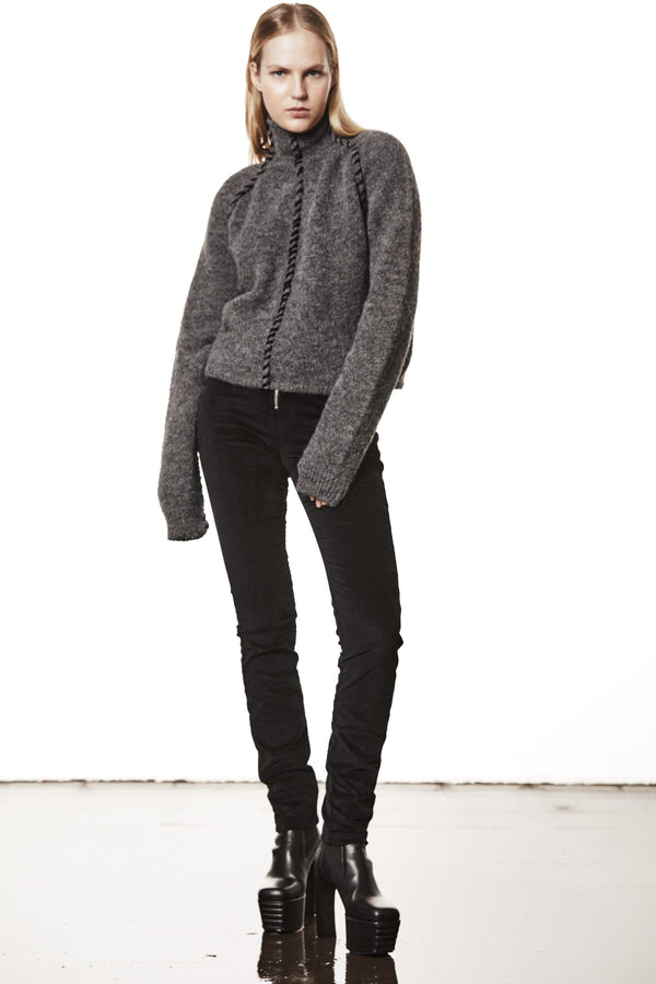 W K 154 DARK GREY MELANGE