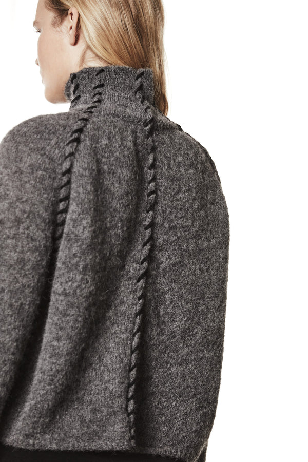 W K 154 DARK GREY MELANGE